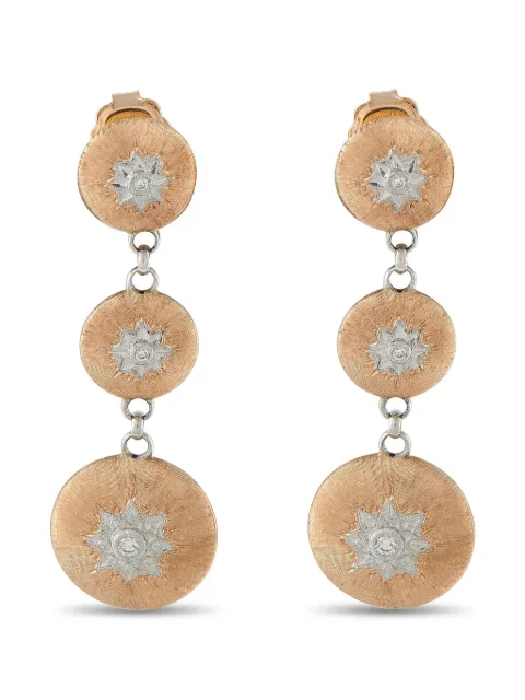 Buccellati Macri diamond drop earrings
