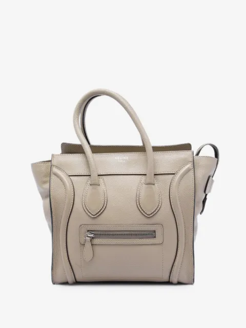 Celine Pre-Owned 2011 Micro Leather Luggage tote bag