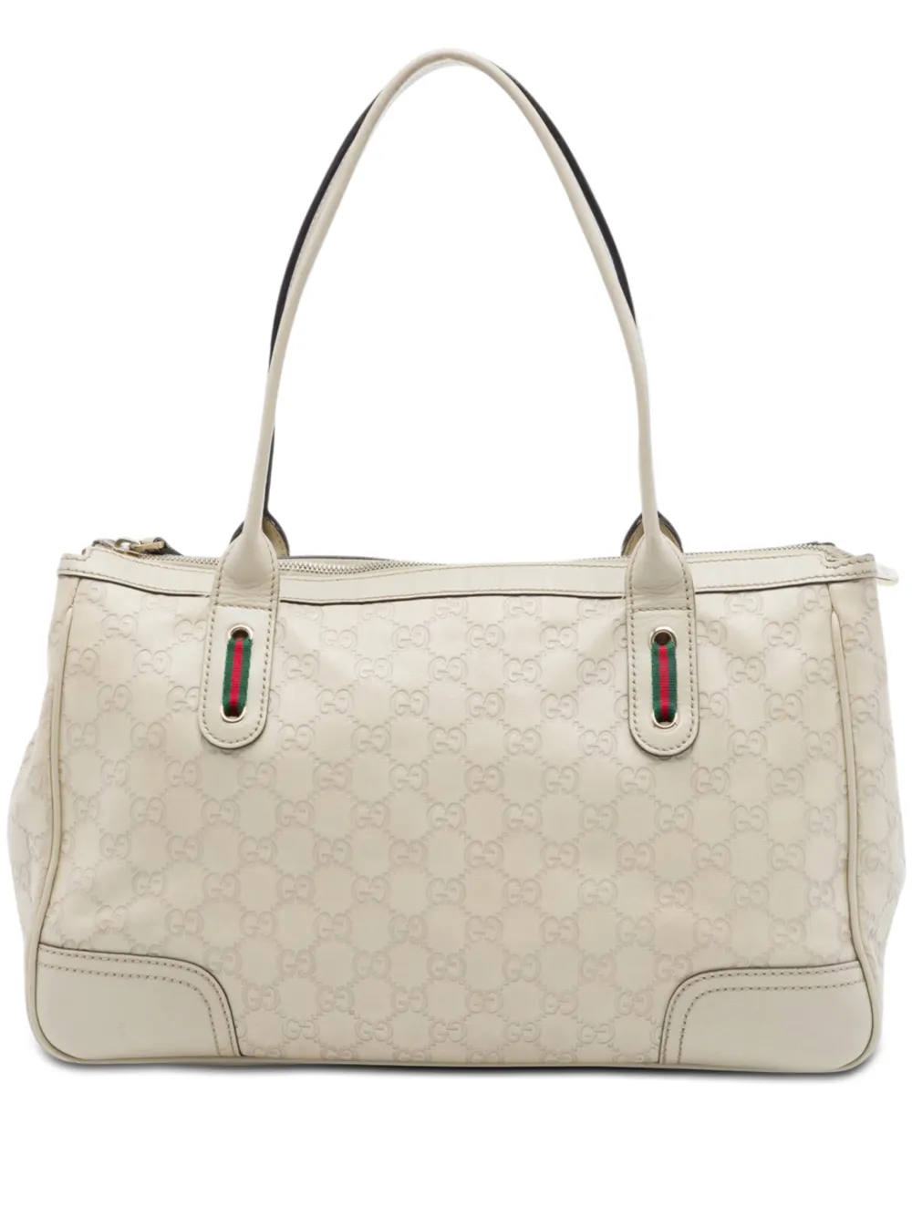 Gucci Pre-Owned 2016-2026 Guccissima Web Princy tote bag - Nude
