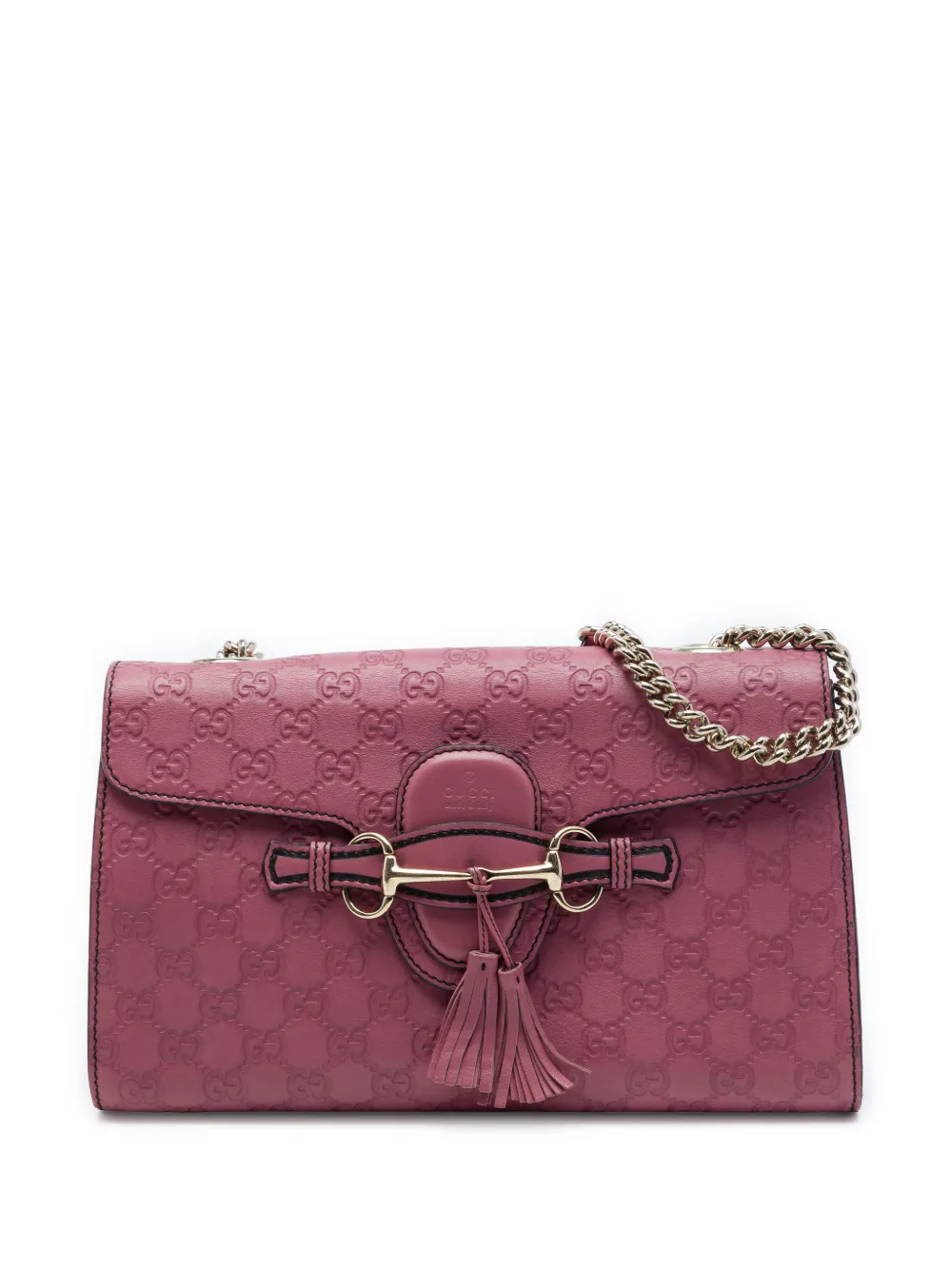 Gucci Pre-Owned 2016-2026 Medium Guccissima Emily shoulder bag - Rosa