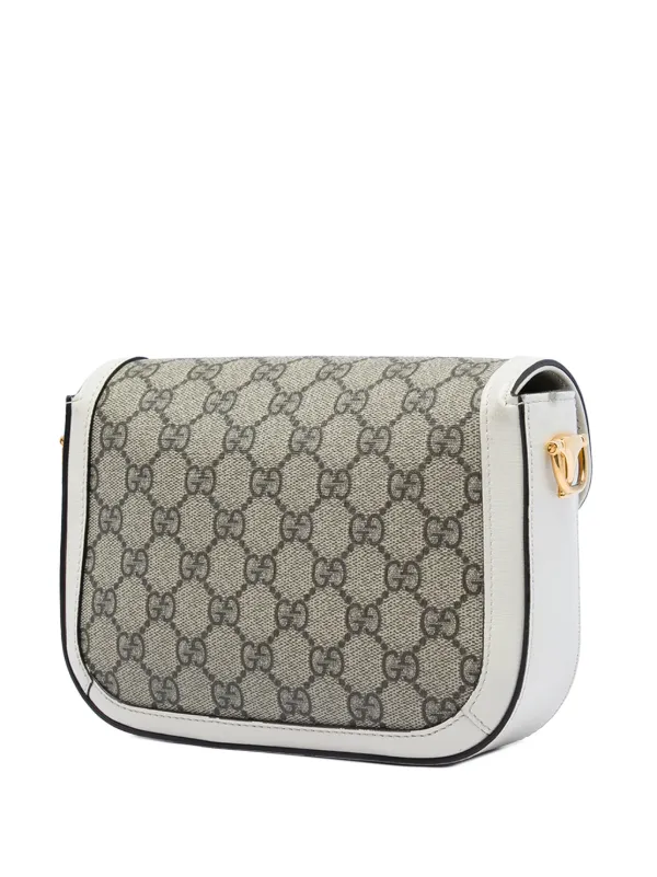 Gucci Pre-Owned 2016-2026 Small GG Supreme Web Horsebit 1955