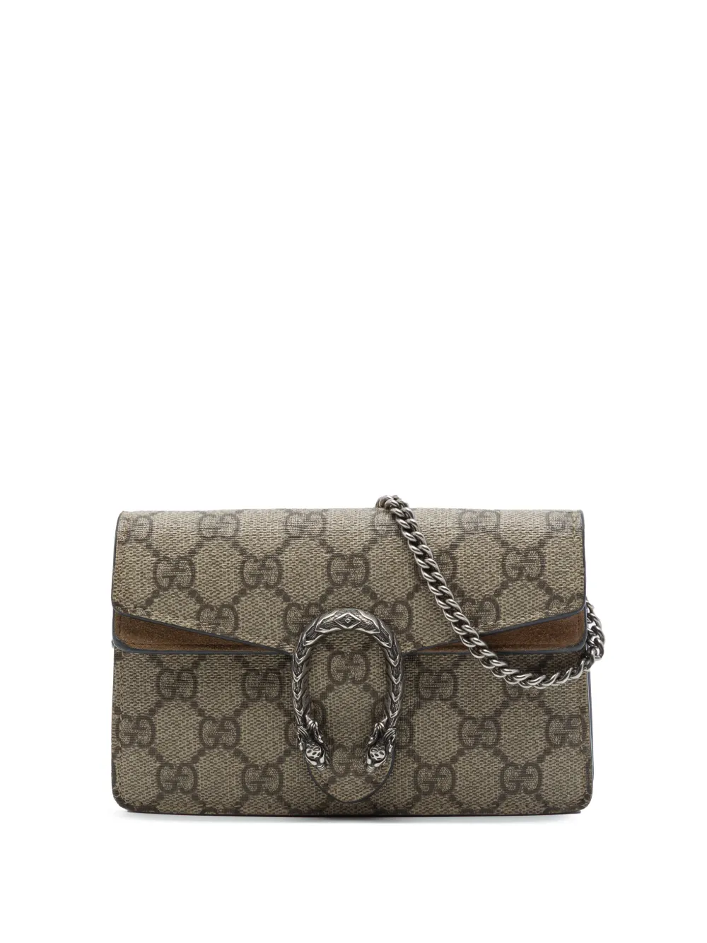 Gucci Pre-Owned 2016-2026 Mini GG Supreme Dionysus crossbody bag - Toni neutri