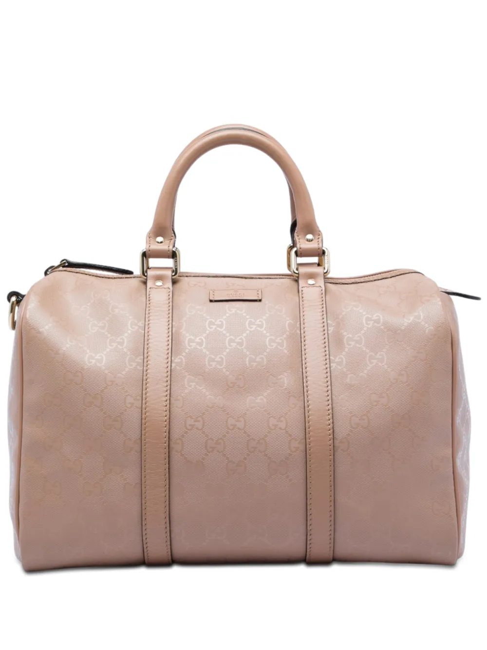 Gucci Pre-Owned 2016-2026 Medium GG Imprime Joy boston bag - Braun