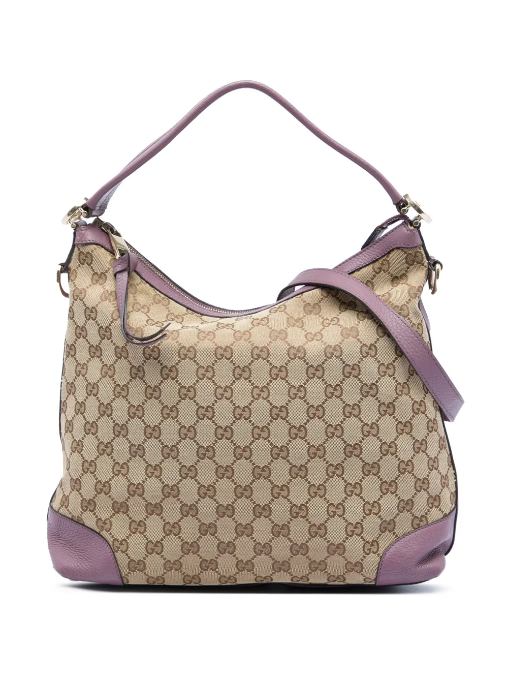 Gucci Pre-Owned 2016-2026 Small GG Canvas Miss GG Hobo satchel - Purple