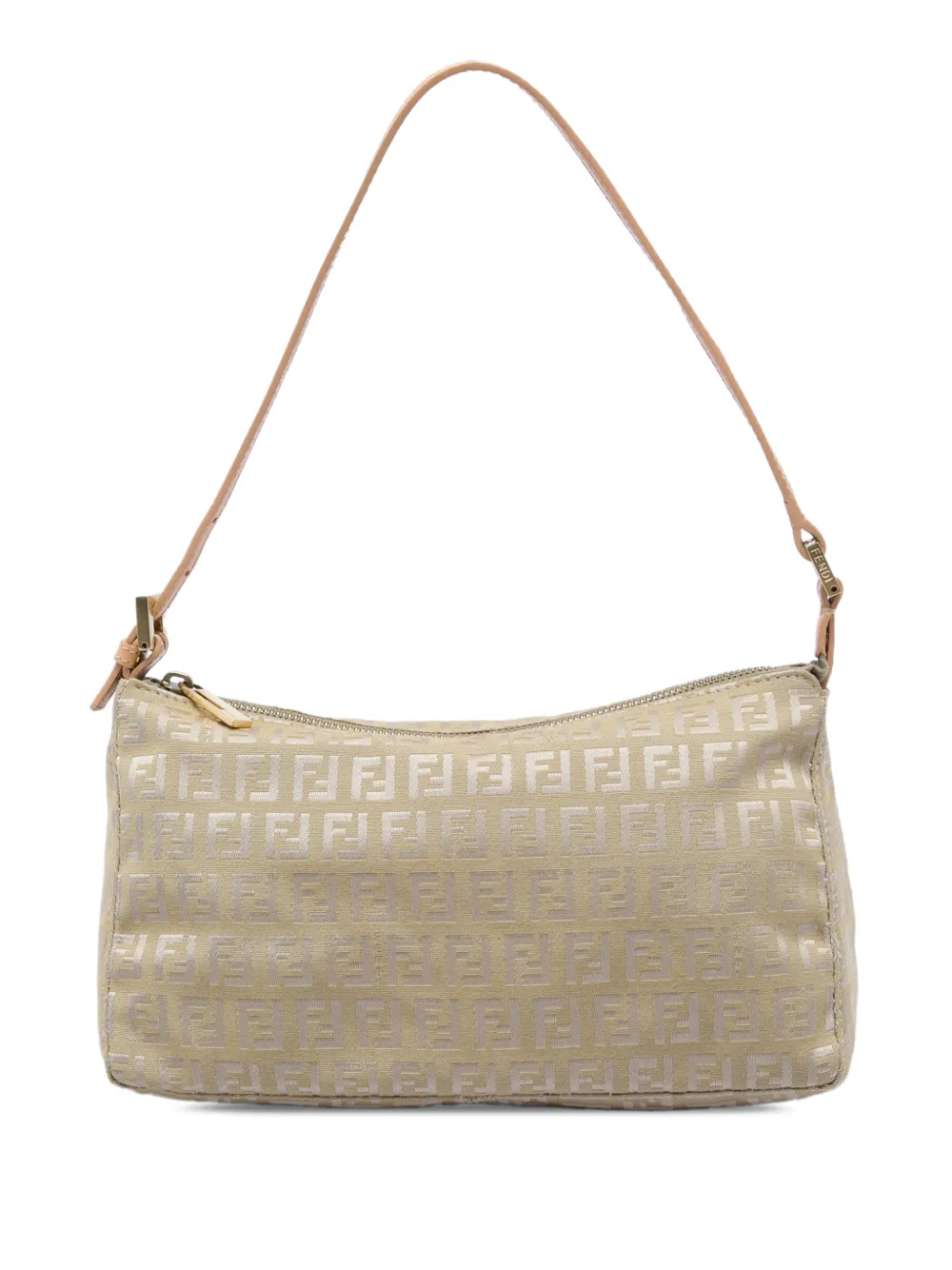 Fendi Pre-Owned 2000-2010 Zucchino Canvas Pochette shoulder bag - Neutrals