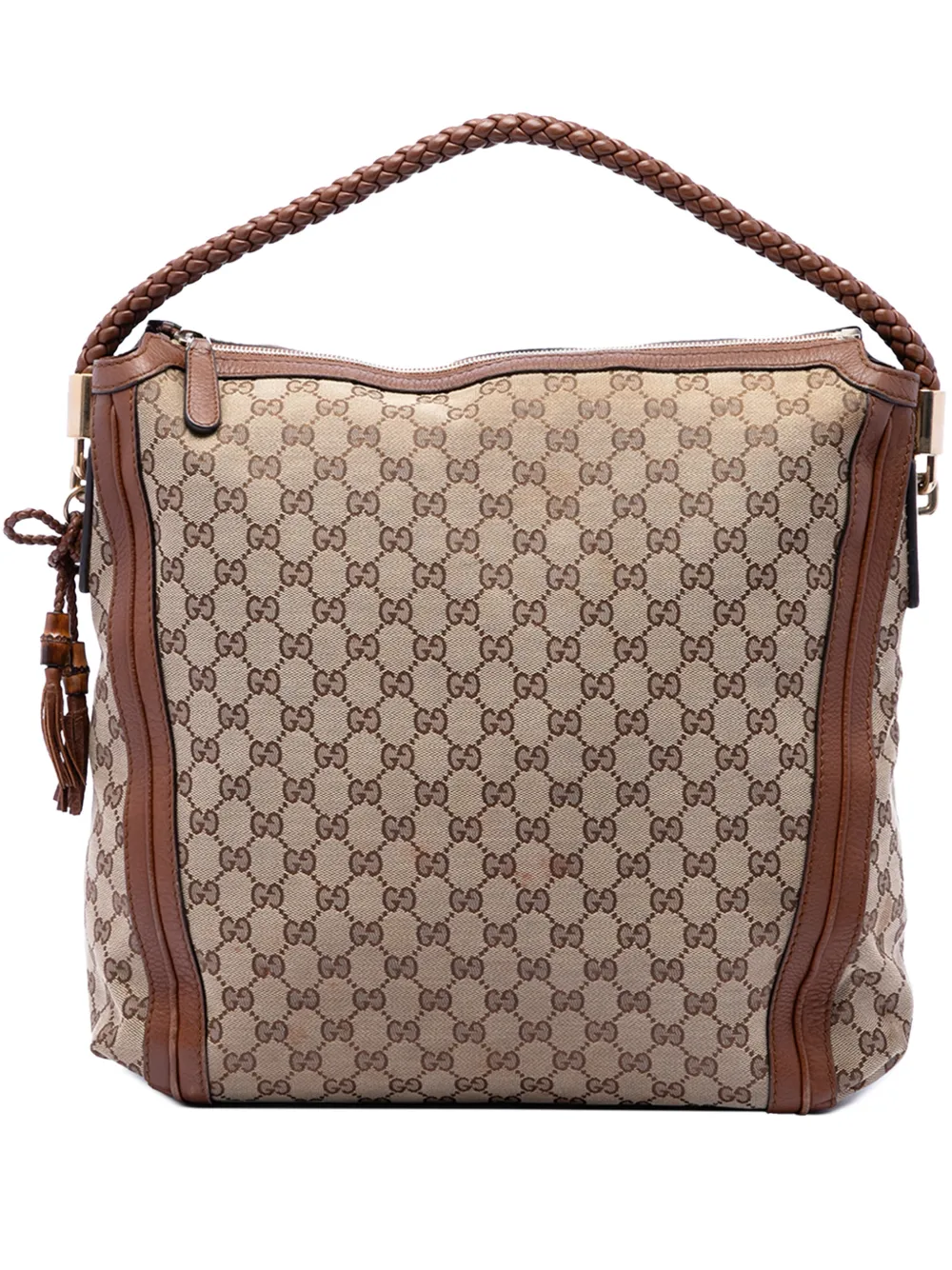 Gucci Pre-Owned 2016-2026 Large GG Canvas Bella tote bag - Toni neutri