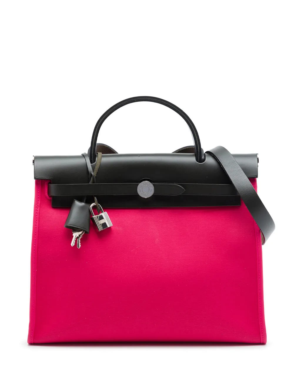 Hermès Pre-Owned 2017 Toile Herbag Zip 31 satchel - Rosa