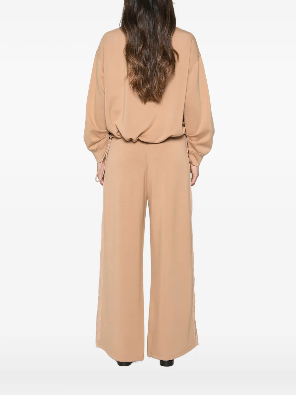 TWINSET Sweater met klepzak en verlaagde schouders Beige