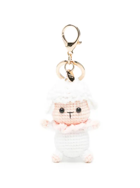 TWINSET sheep-motif keyring