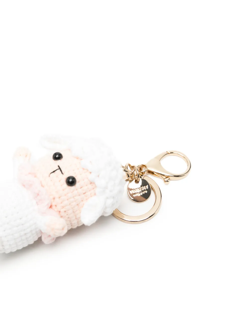 TWINSET Sleutelhanger met schapenpatroon Wit