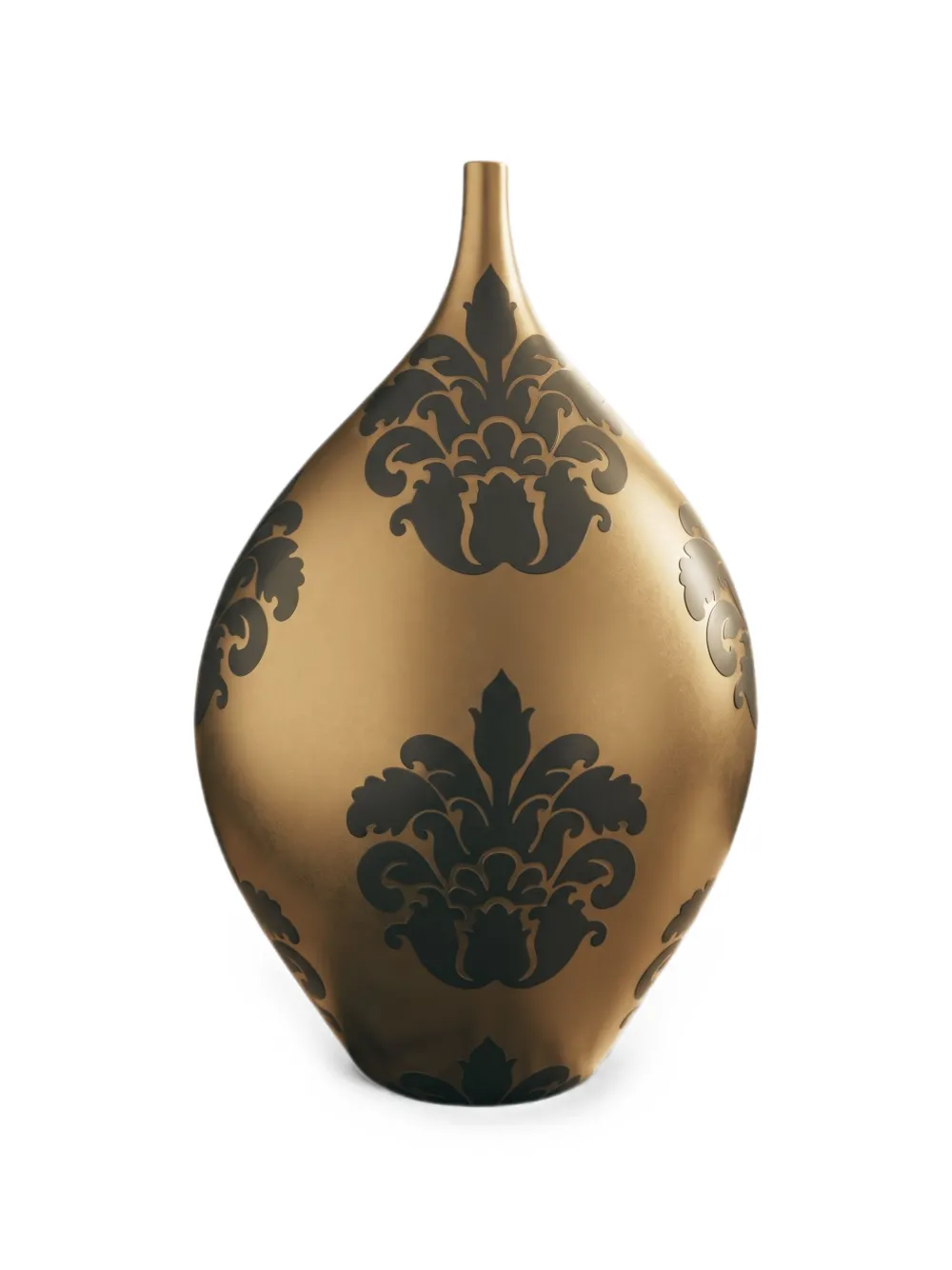 ENZO DE GASPERI Damasco teardrop vase - Braun