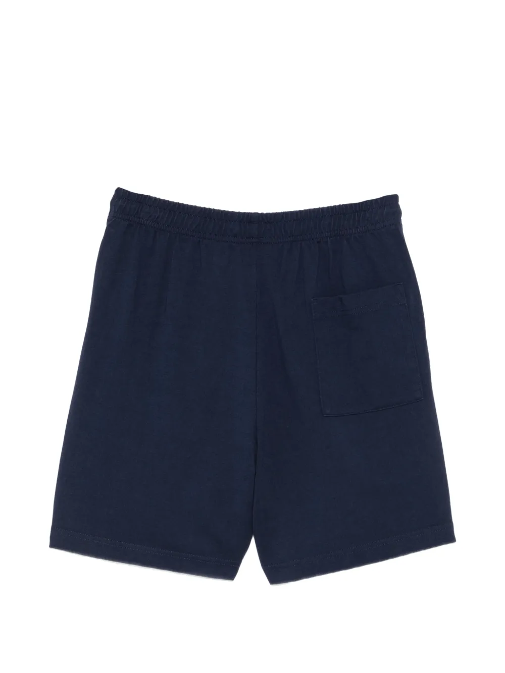 Sporty & Rich Katoenen shorts met logoprint Blauw