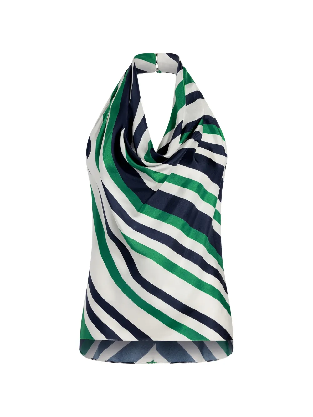 Adam Lippes Cusette striped halter top - Bianco