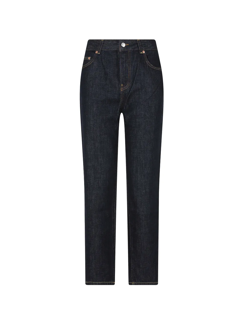Department 5 straight-leg logo-patch jeans - Blu