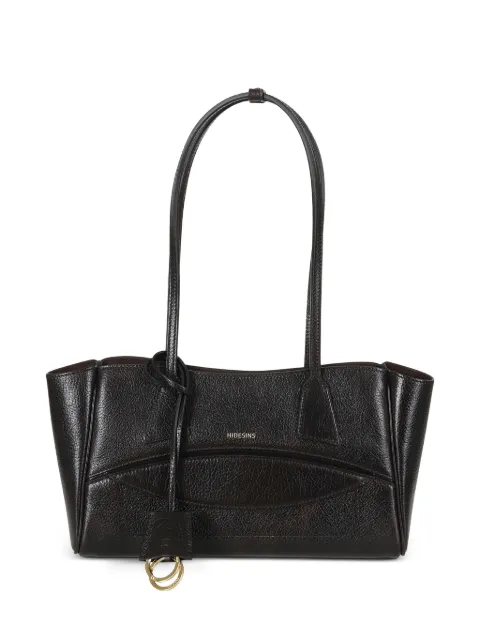 HIDESINS Bolsa tote de couro granulado