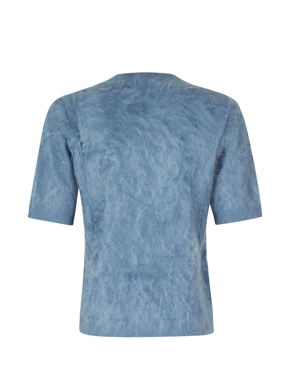 Seventy Geborstelde trui met korte mouwen Blauw