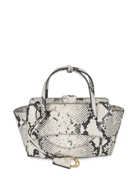 HIDESINS bolso de hombro con efecto de piel de serpiente