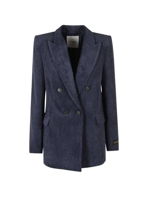 ERMANNO FIRENZE  glitter-effect corduroy jacket