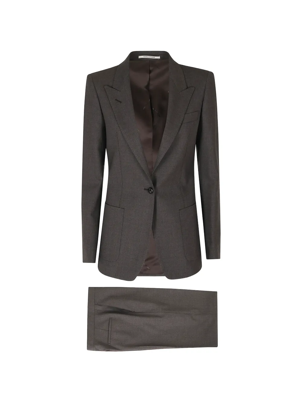 Tagliatore single-breasted wool suit - Grau