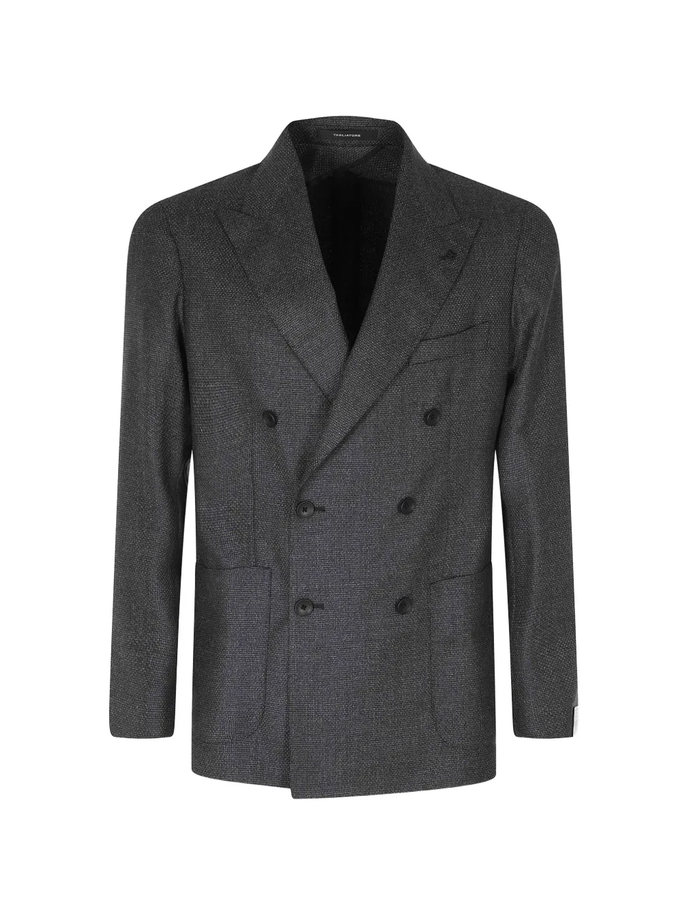 Tagliatore double-breasted peak-lapel blazer - Grigio