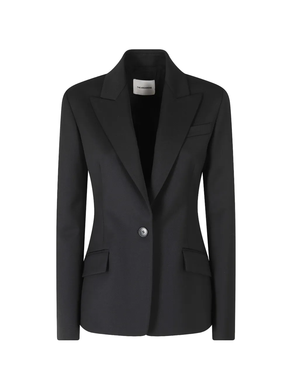 THE ANDAMANE Bianca single-breasted blazer - Schwarz