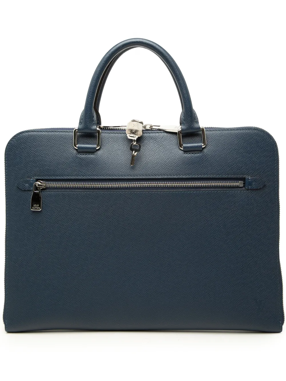 Louis Vuitton Pre-Owned 2016 Taiga Porte Documents Slim business bag - Blu