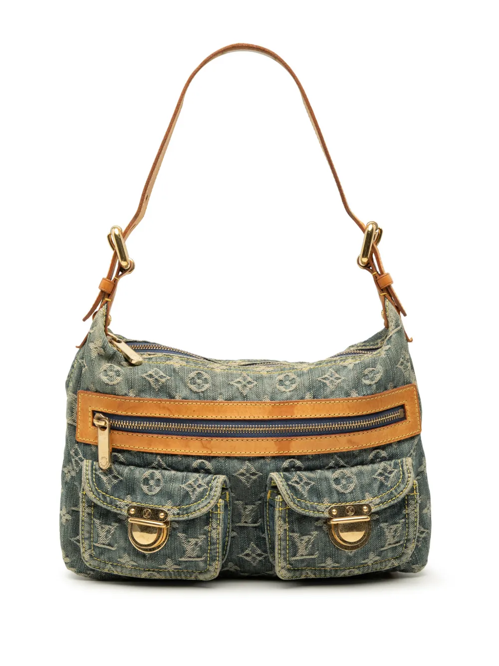 Louis Vuitton Pre-Owned 2006 Monogram Denim Baggy PM shoulder bag - Blau