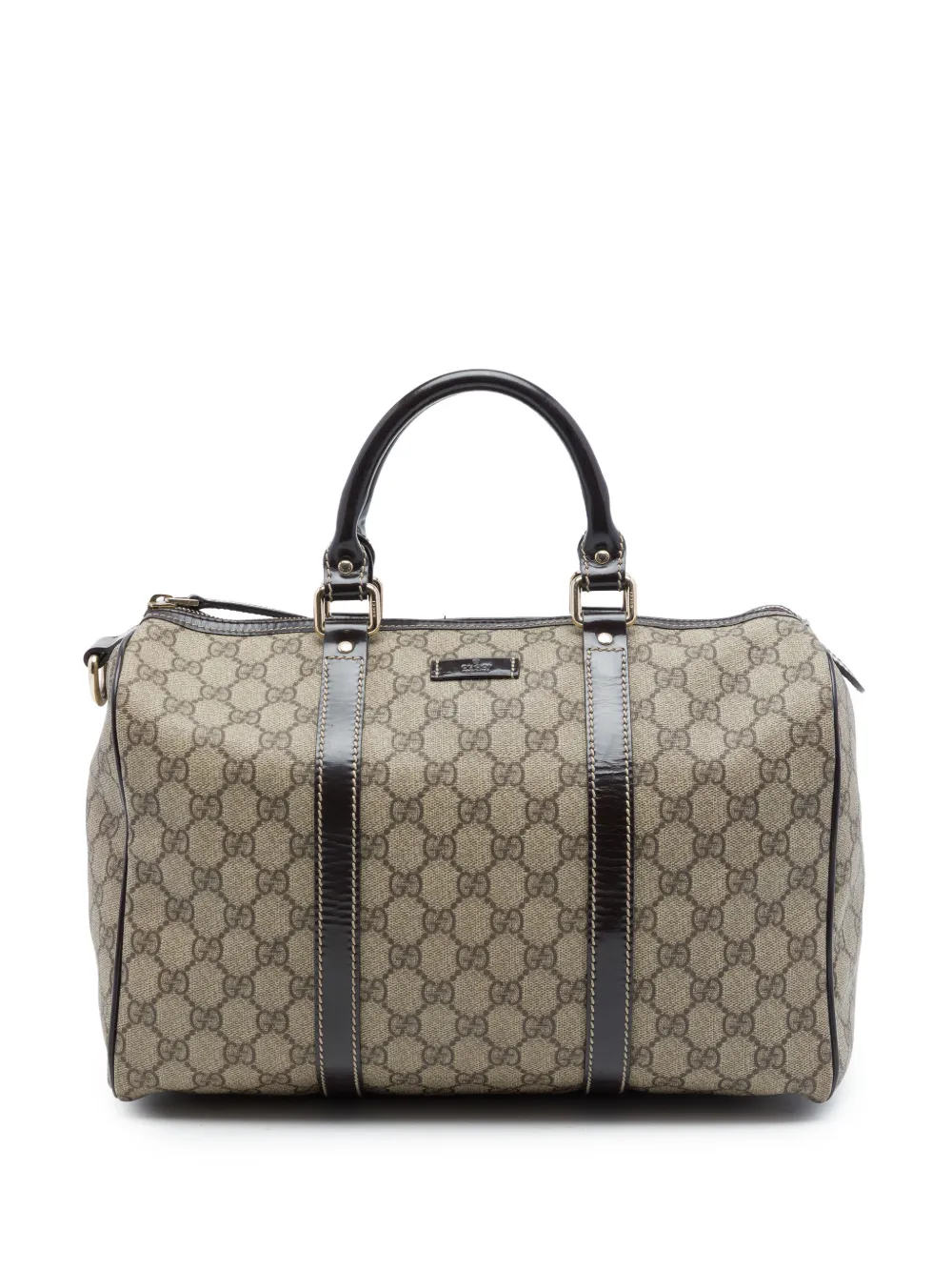 Gucci Pre-Owned 2016-2026 Medium GG Supreme Joy boston bag - Neutrals