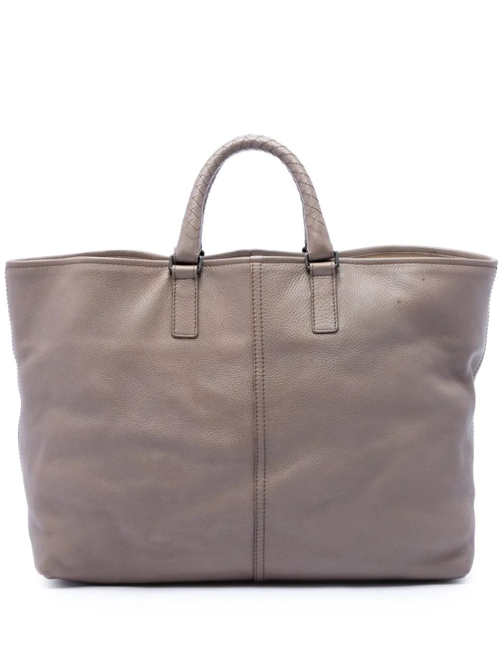 Bottega Veneta Pre-Owned 2008 Calfskin Intrecciato Handle tote bag - Brown