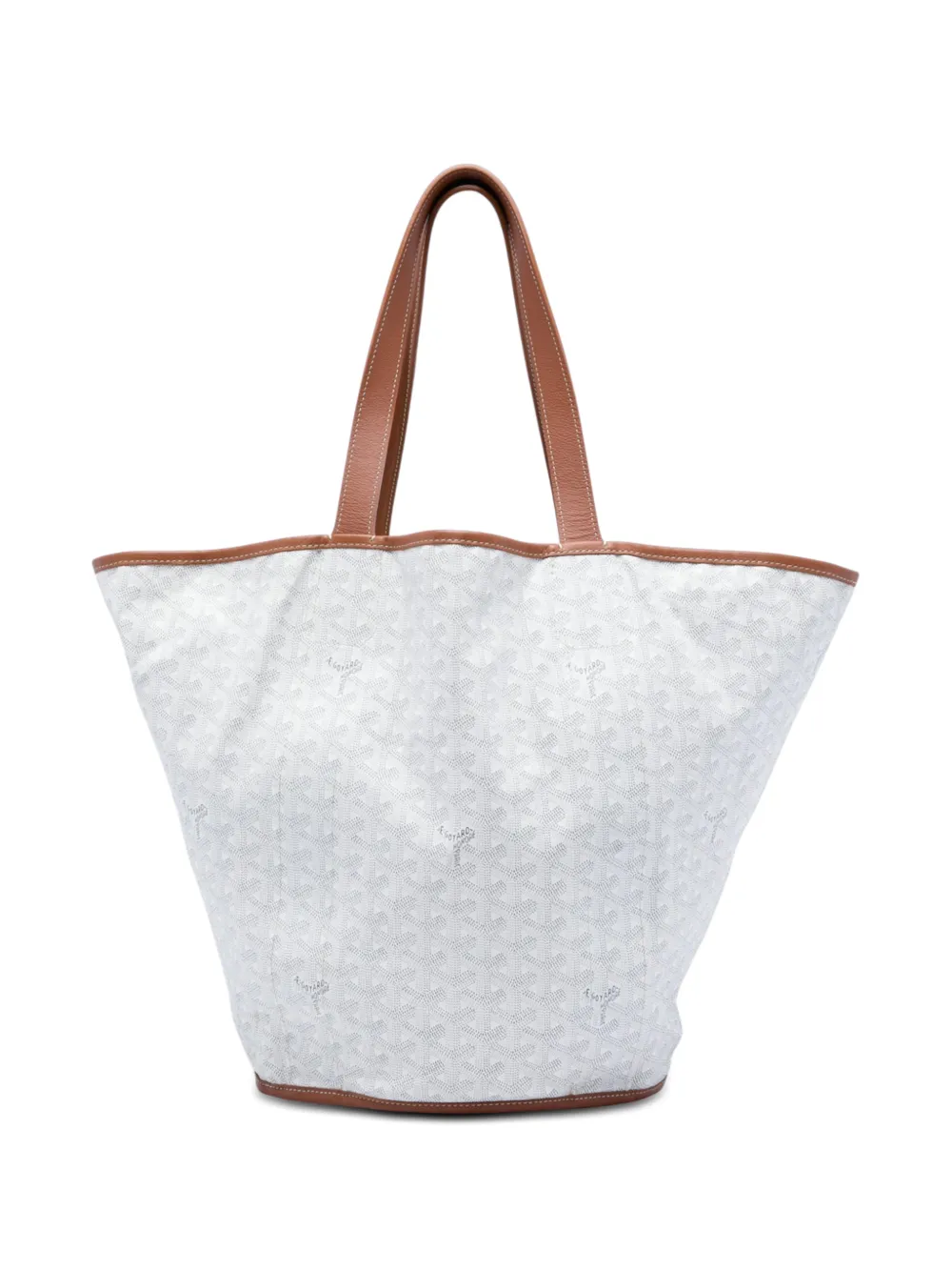 Goyard Pre-Owned 2018 Goyardine Reversible Belharra tote bag - Bianco
