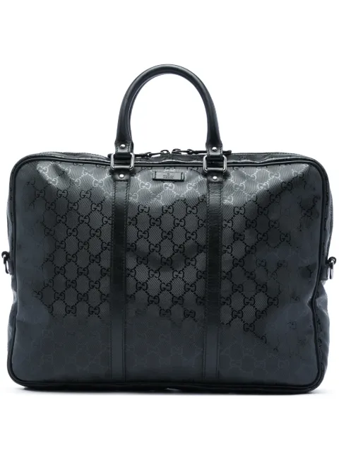 Gucci Pre-Owned 2016-2026 GG Imprime business bag