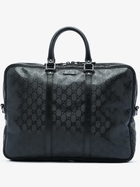 Gucci Pre-Owned 2016-2026 GG Imprime business bag