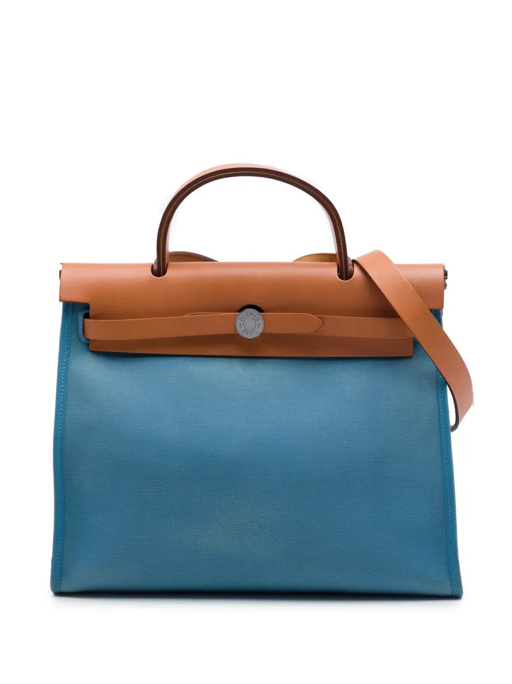 Hermès Pre-Owned 2015 Toile Herbag Zip 31 satchel - Blau
