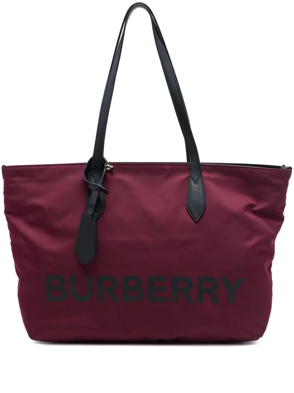 Burberry Pre-Owned 2018-2023 Eco Nylon Logo tote bag - Rot