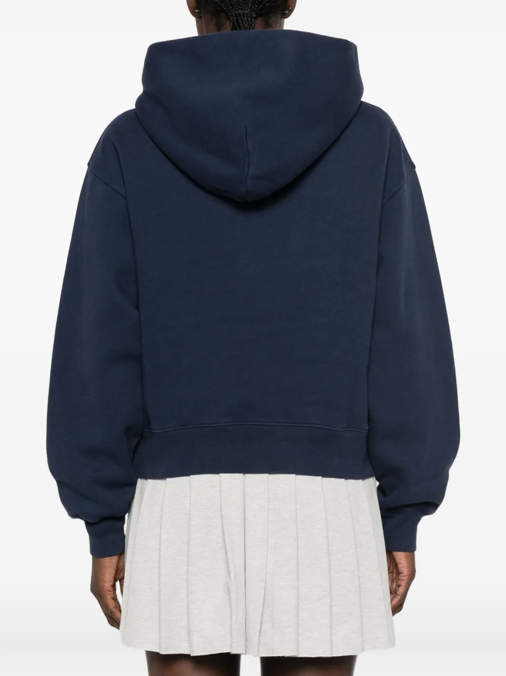 Sporty & Rich Hoodie met geborduurd logo Blauw