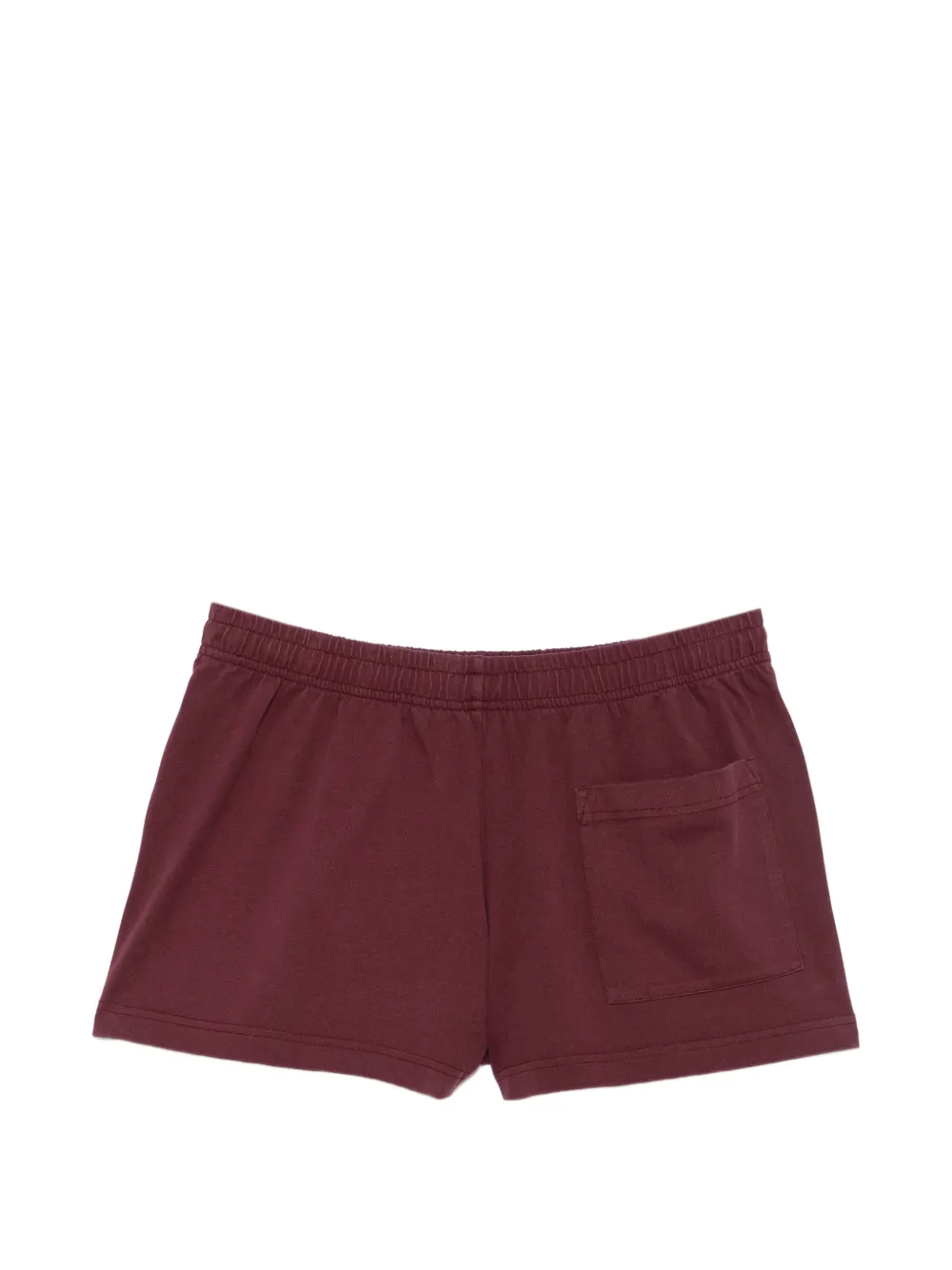 Sporty & Rich Shorts met logoprint Rood