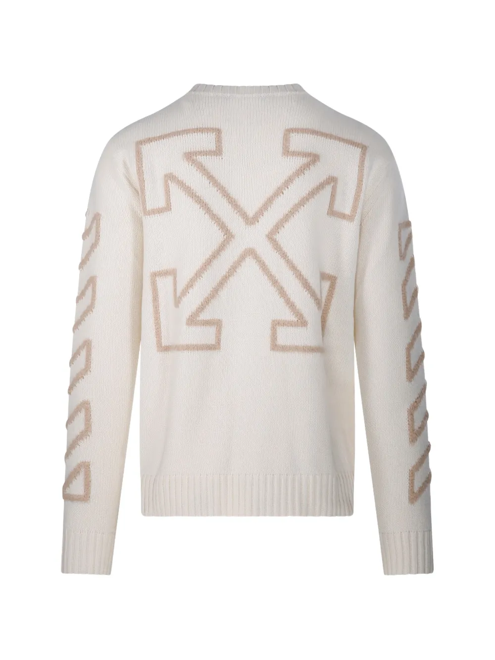 Off-White Arrows trui Beige