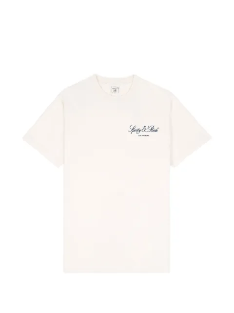 Sporty & Rich T-shirt med logotryk