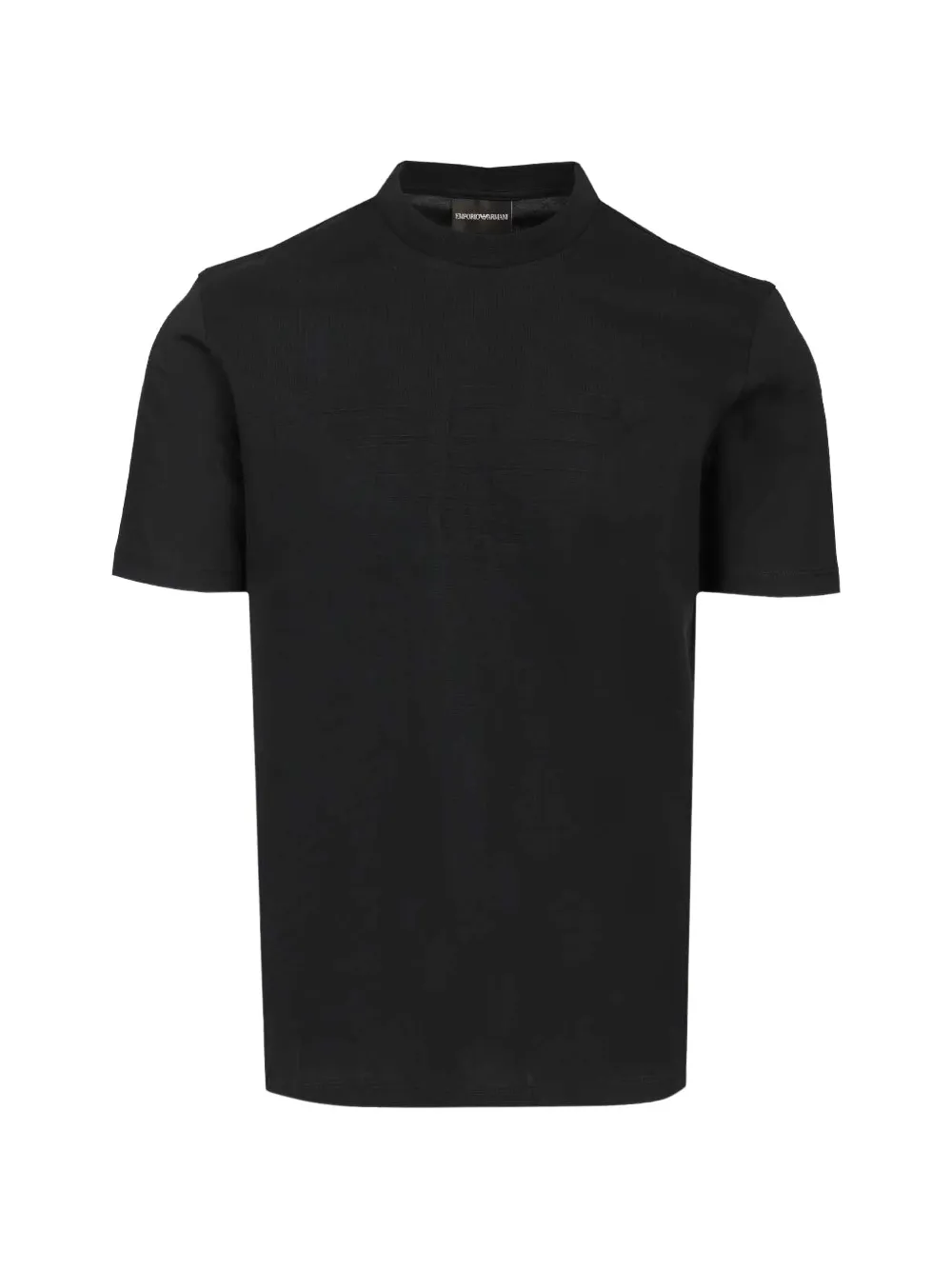 Emporio Armani embroidered-logo T-shirt - Blu