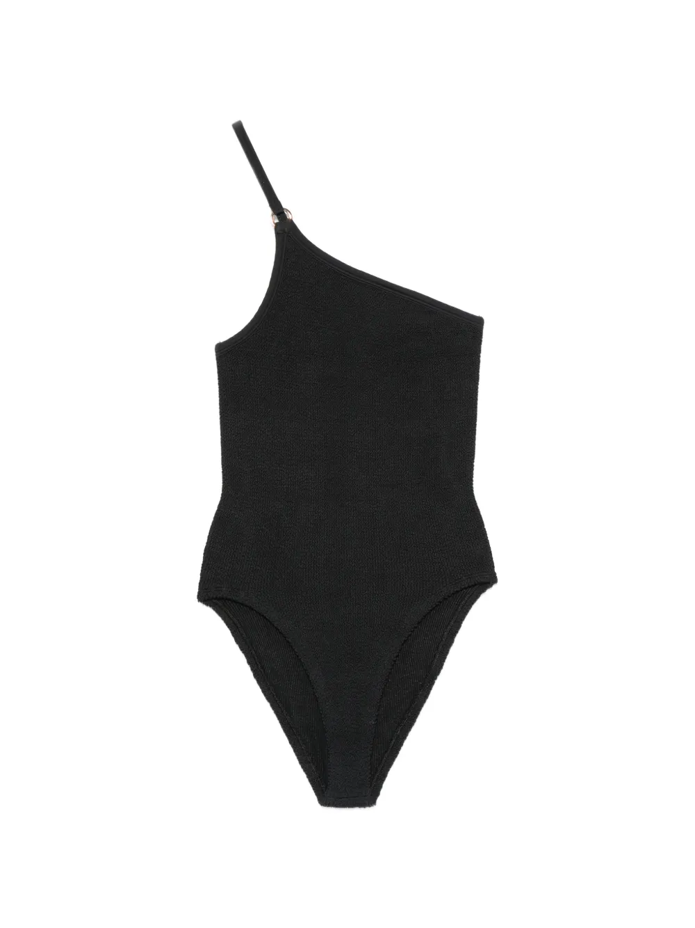 Hunza G Clara one-shoulder swimsuit - Schwarz