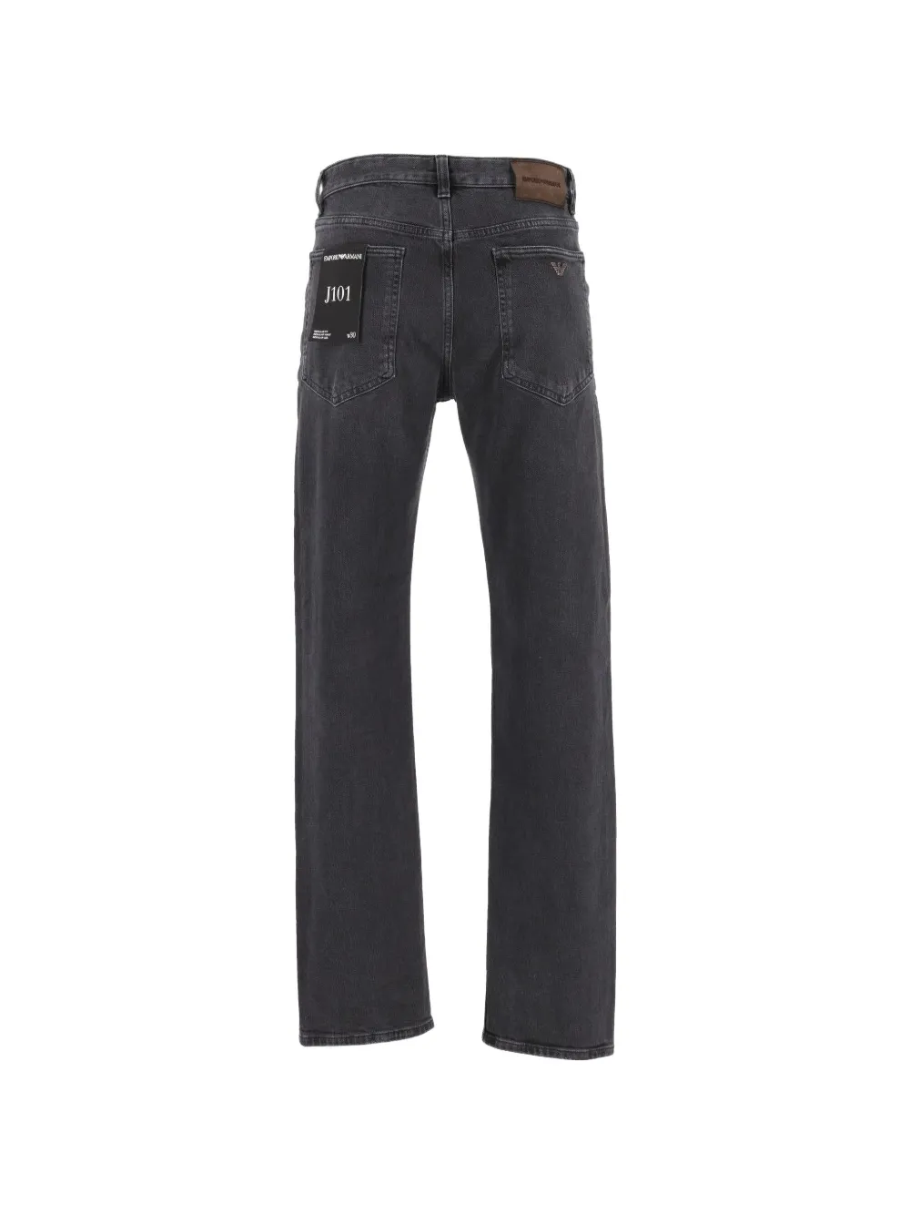 Emporio Armani straight-leg five-pocket jeans Grijs