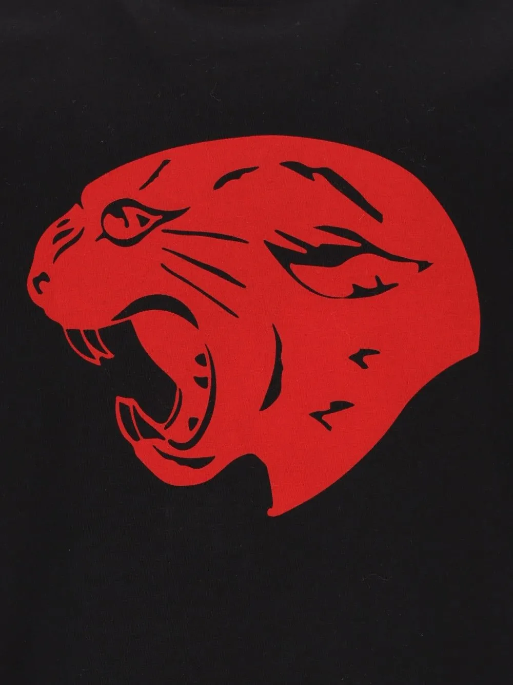 Valentino Garavani Katoenen T-shirt met panter-print Zwart
