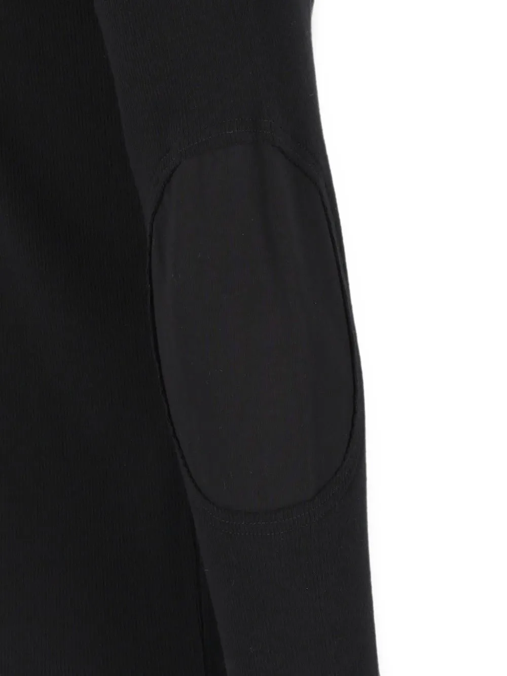 MM6 Maison Margiela Geribbelde trui met elleboog-patch Zwart