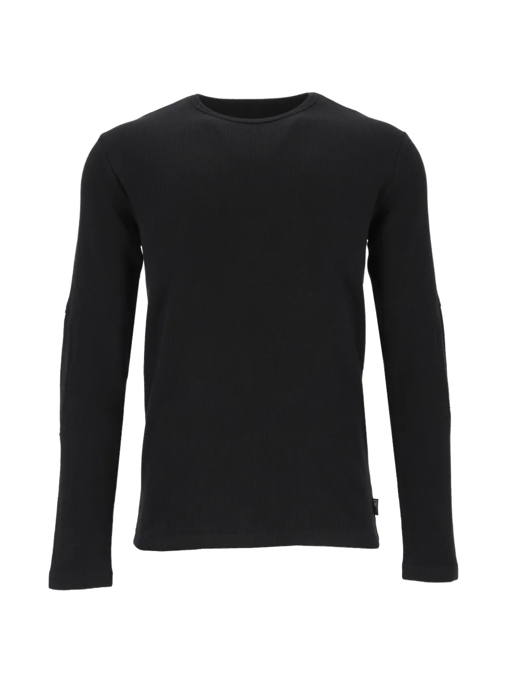 MM6 Maison Margiela elbow-patch ribbed sweater - Schwarz