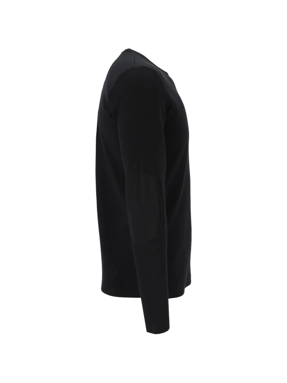 MM6 Maison Margiela Geribbelde trui met elleboog-patch Zwart