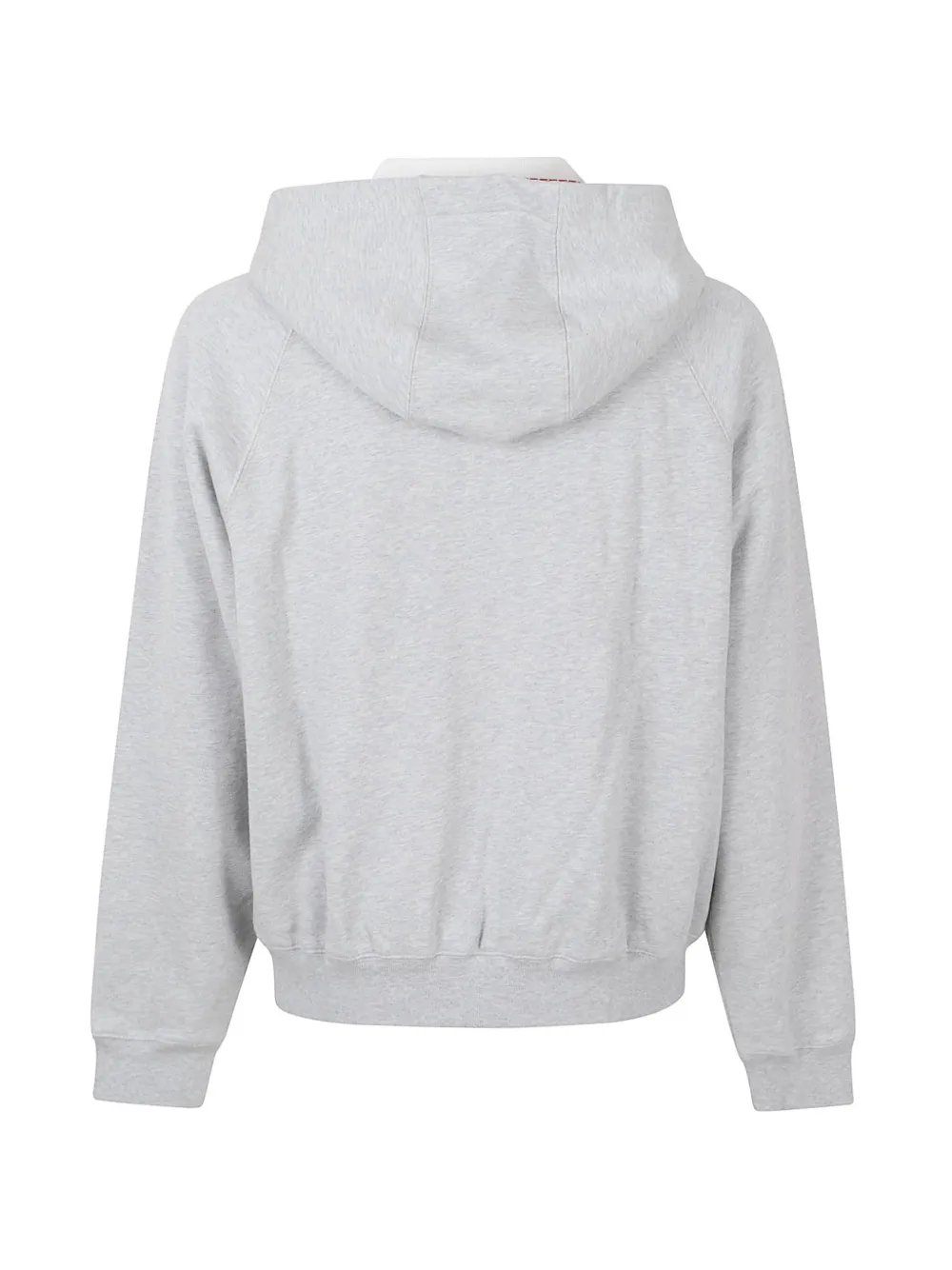Versace Hoodie met geborduurd logo en Greca-detail Grijs