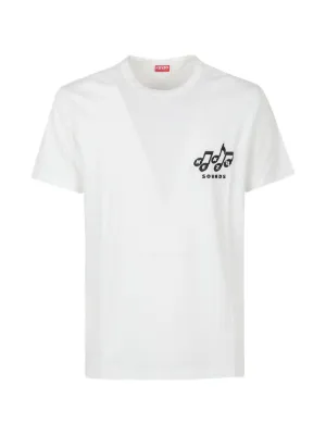 Burberry Camiseta Com Logo Bordado | Branco | FARFETCH BR