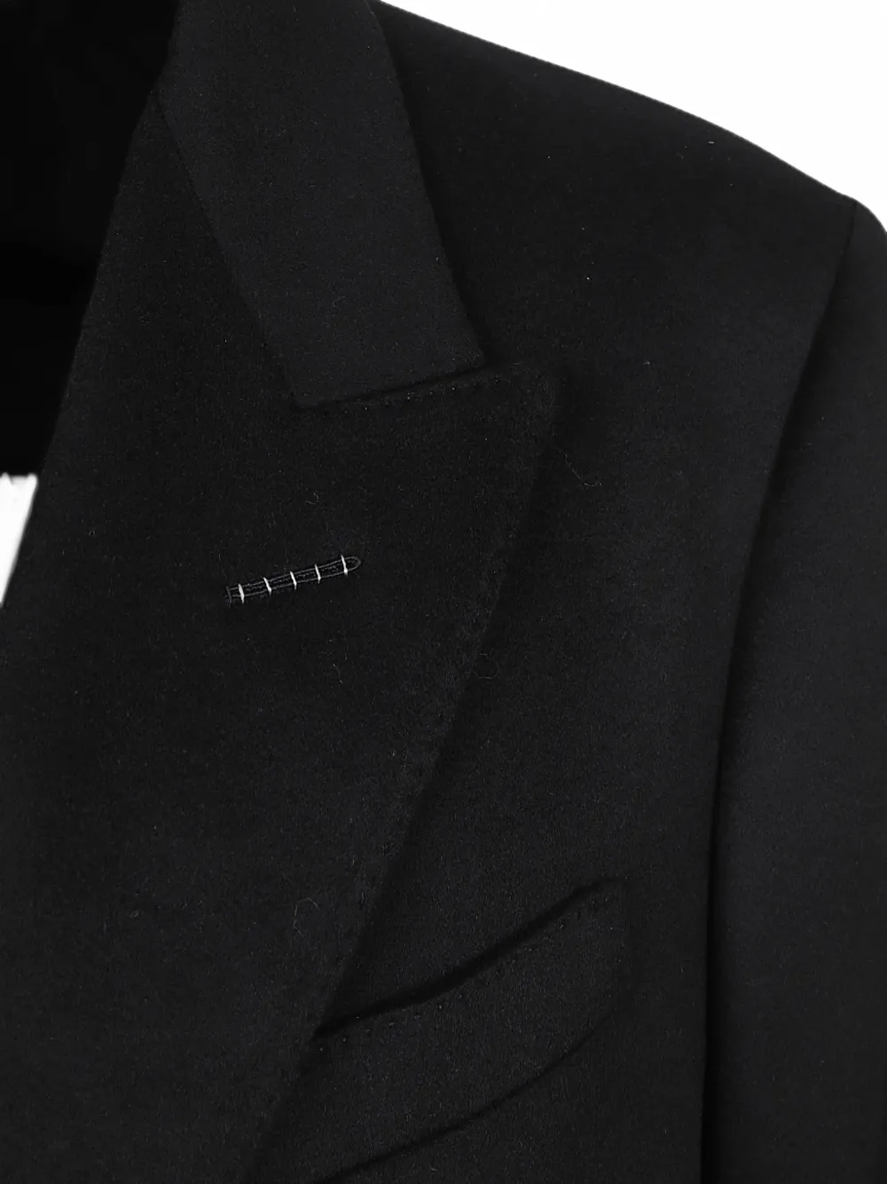 TOM FORD Wollen jas die in twee delen kan worden gesplitst Zwart