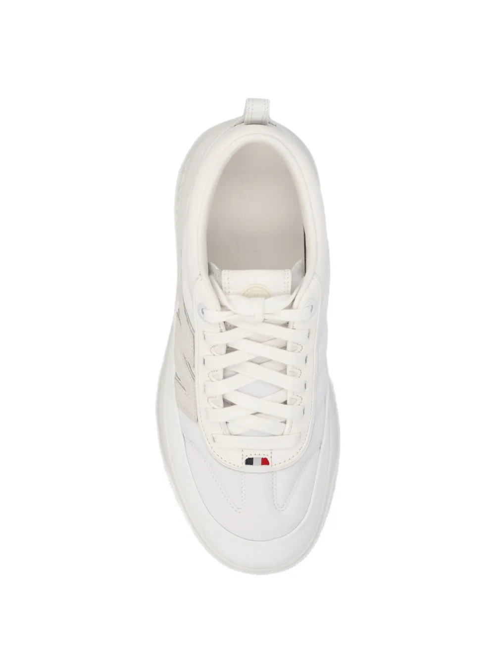 Moncler Altive nubuck & suede trainers Wit