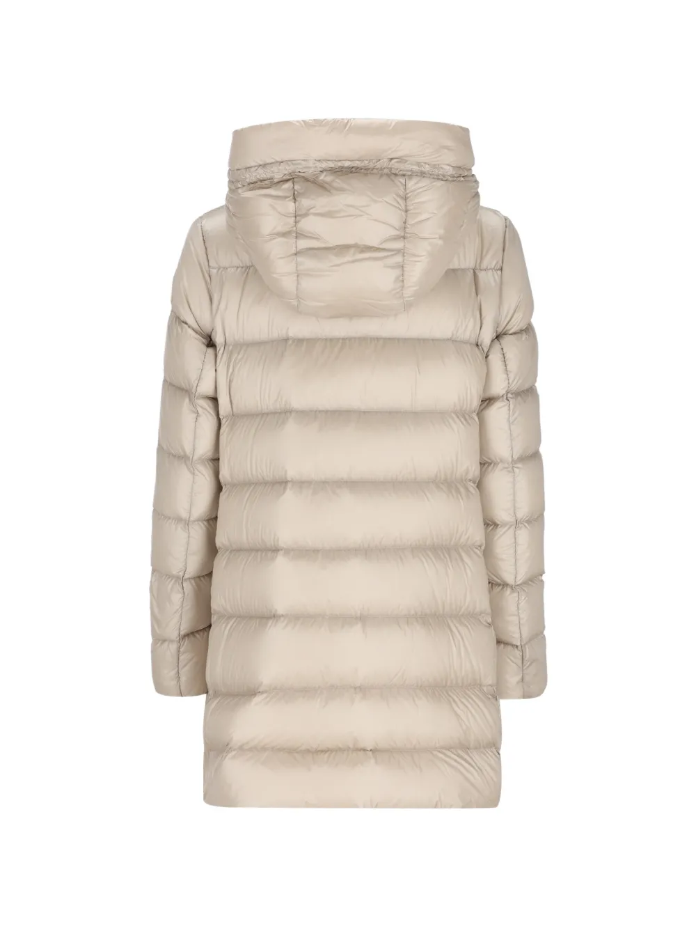 Moncler Suyenne donsjas met capuchon Beige